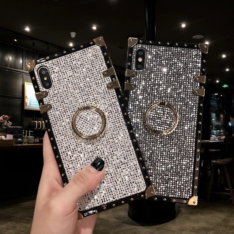 Metal Bracket Square Mobile Phone Protective Case