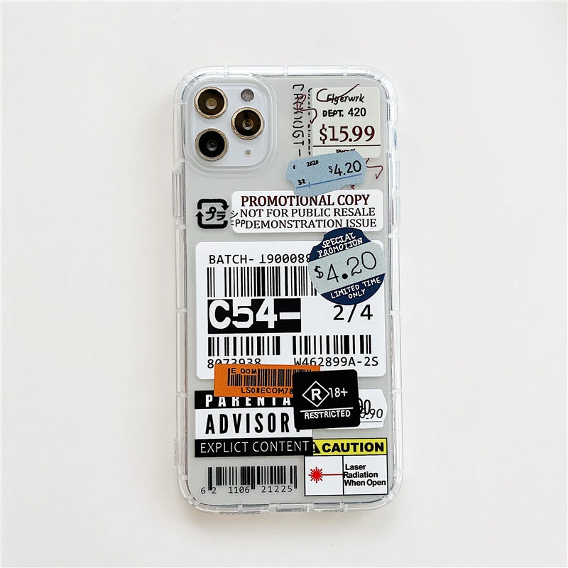 Compatible with Apple , 12 Retro label phone case