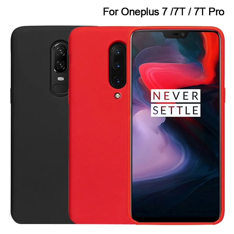 For Oneplus 7T New Liquid Silicone Phone Case