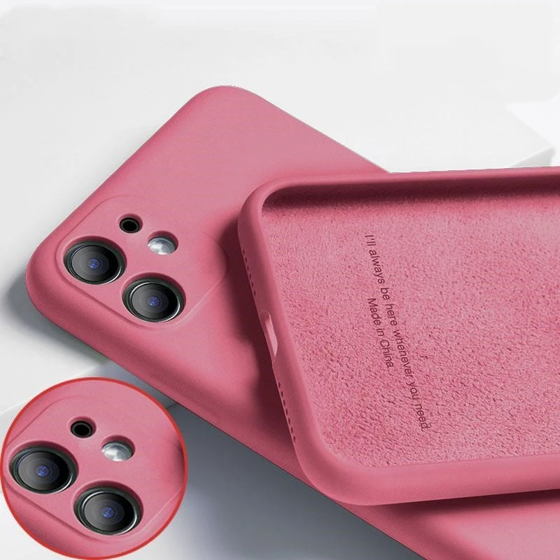 Compatible with Apple , Liquid silicone phone case