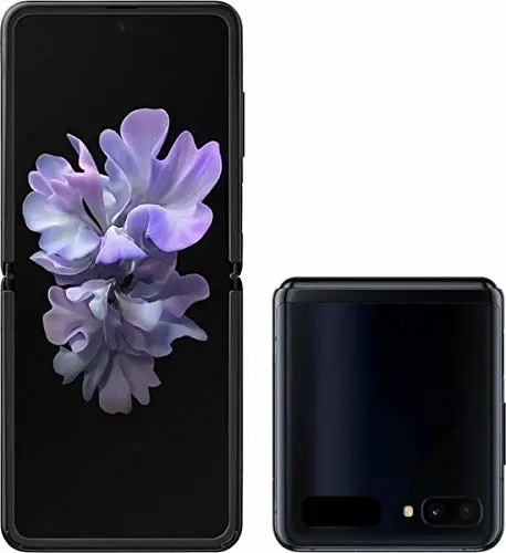 Samsung Galaxy Z Flip Factory Unlocked Cell Phone |US Version - Single SIM | 256GB of Storage | Folding Glass Technology | Long-Lasting Battery | Mirror Black