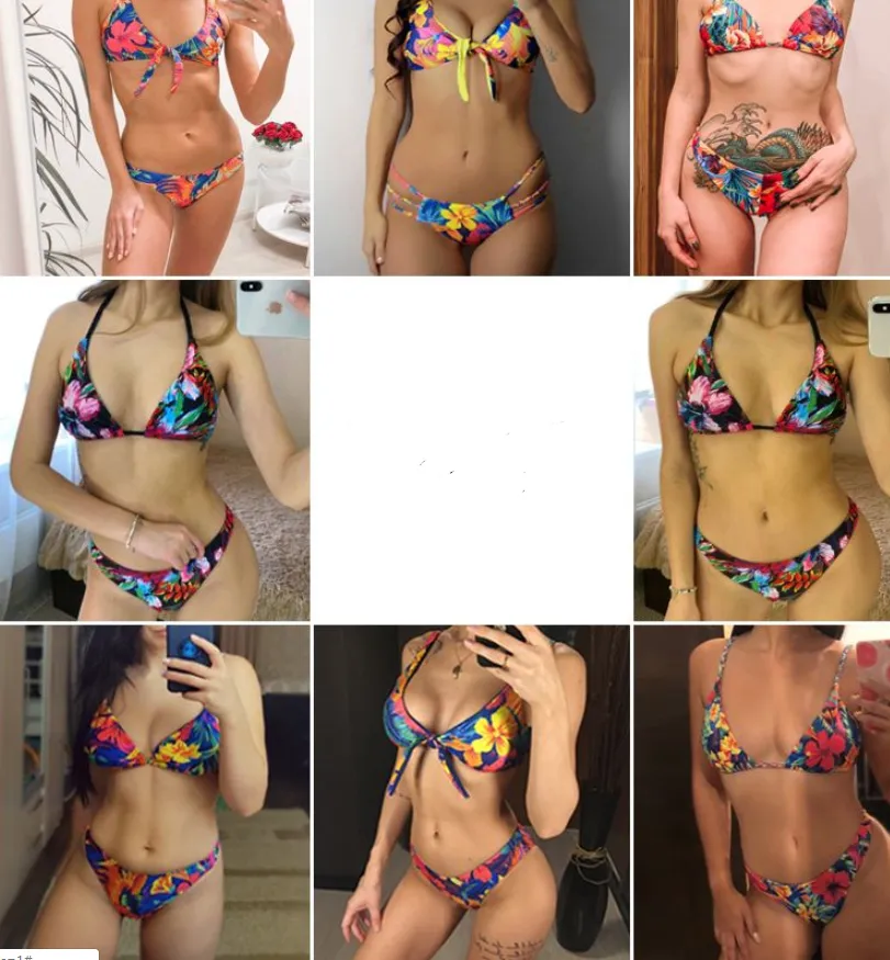 Sexy Tube Top Bikini Set