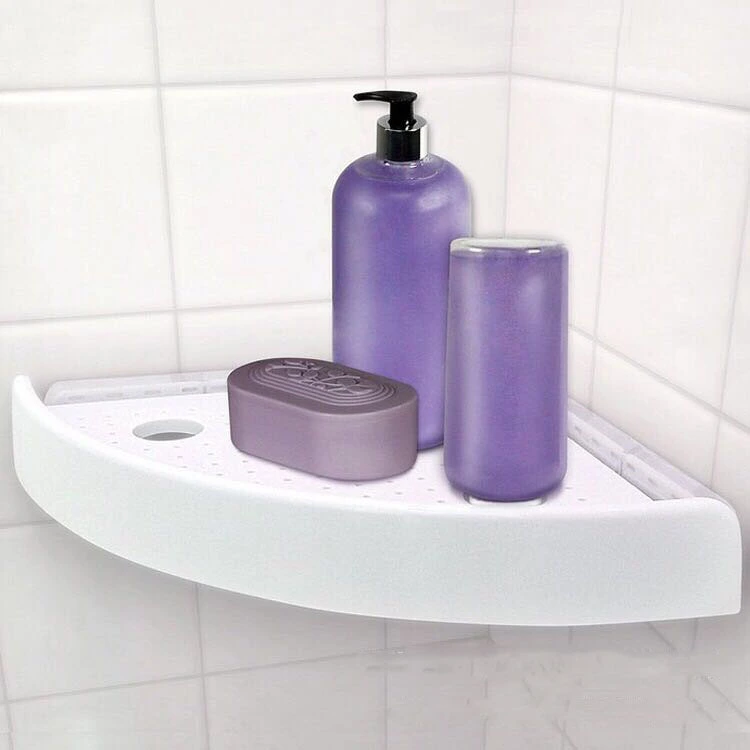 Bathroom triangle shelf bathroom corner storage rack Powerful suction cup placement board