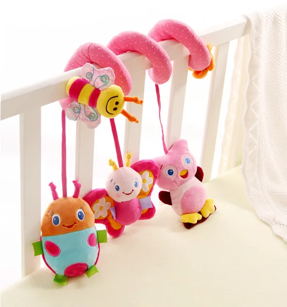 Multifunctional animal bed hanging around the bed Baby home fabric hanging puzzle bell BB toy