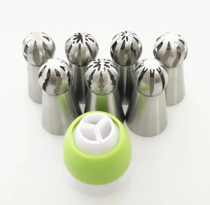 Ball Torch Flower Ring 8 Piece Baking Tool