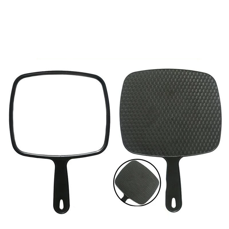 HD handle makeup mirror barber hand mirror