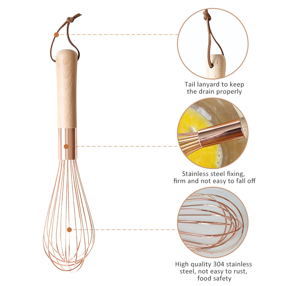 Rose golden hair egg mixer