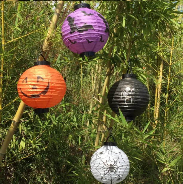 Halloween paper lanterns, ghost festival decoration