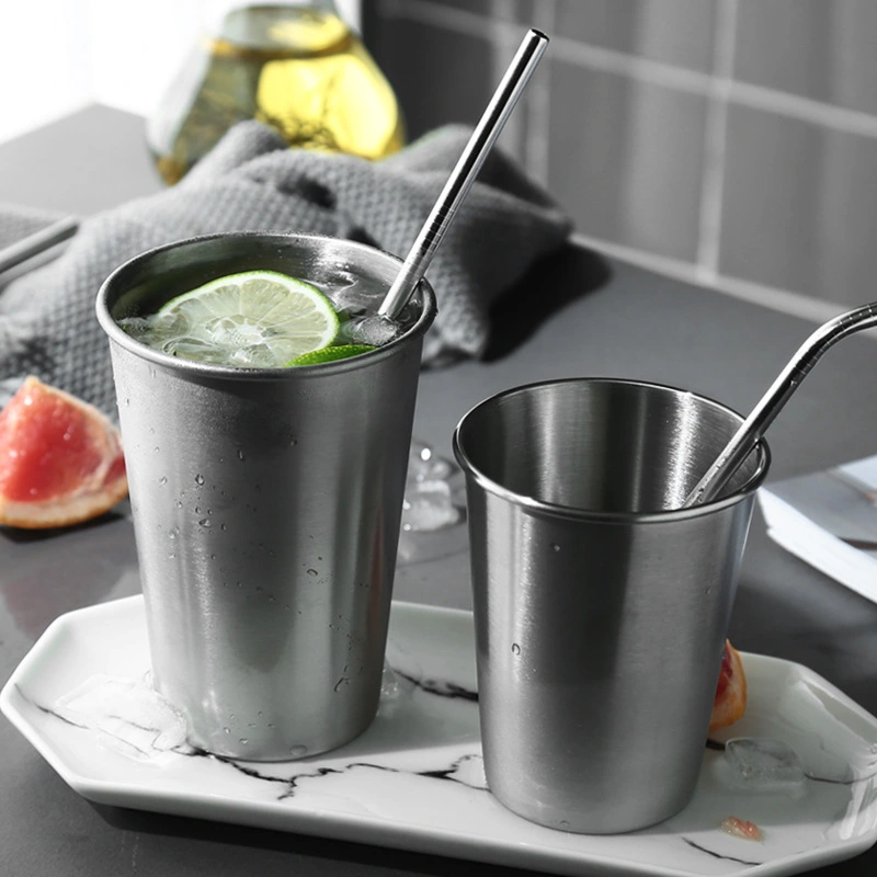 Ins Nordic Stainless Steel Anti-drop Cold Drink Cup