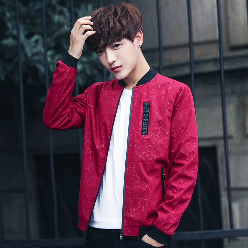 Men's Print Jacket Slim Fit