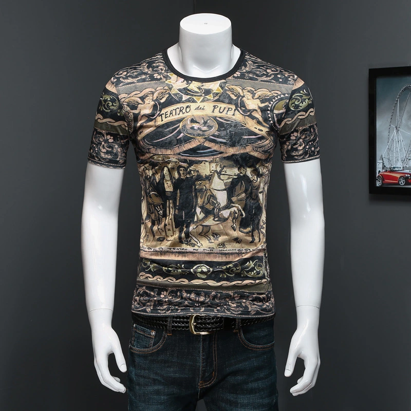 Printed short sleeve