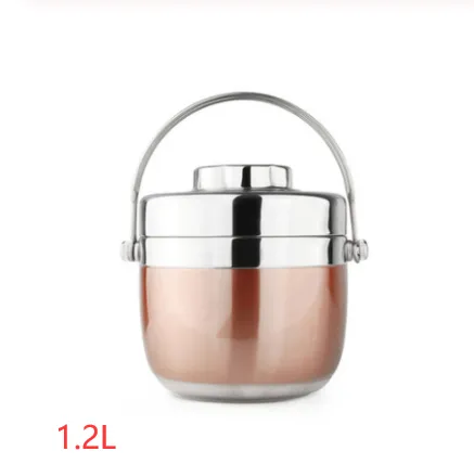 Portable Stainless Steel Heat Preservation Pot Lunch Box