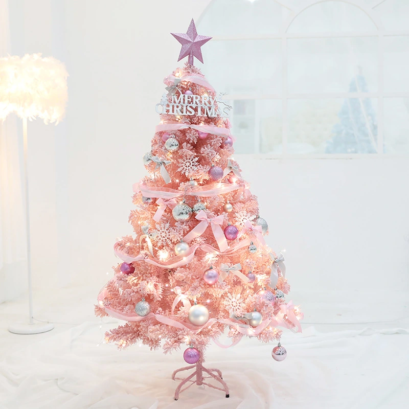 Pink Christmas Tree Decoration Ornaments Christmas Decorations For Home Xmas Happy New Year