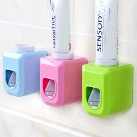 1Pc Automatic Wall Mount Squeezer Toothpaste Dispenser