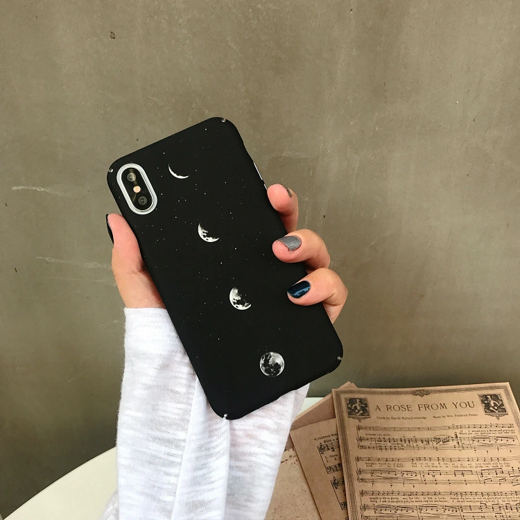 Starry eclipse printed phone case