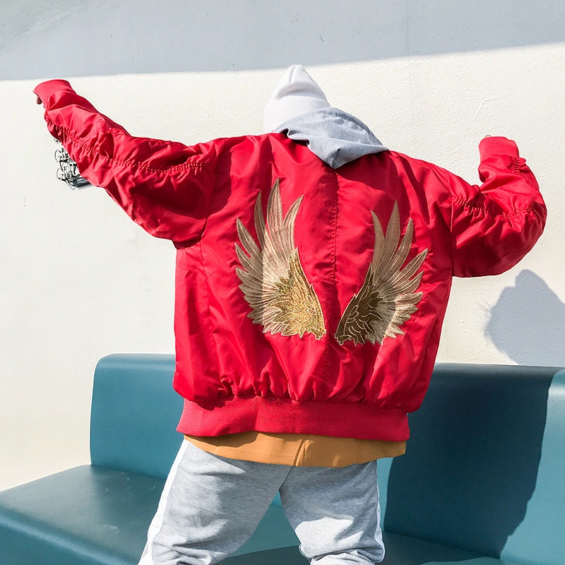 Loose embroidered jacket baseball uniform