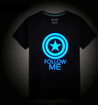 Luminous T-shirt, Avenger alliance, iron man T-Shirt