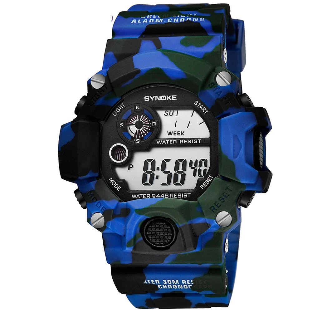 Sports multifunctional waterproof and anti-fall watch