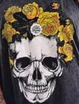 European And American Skull Style Cross-Border Head Printing Is Thin And Casual
