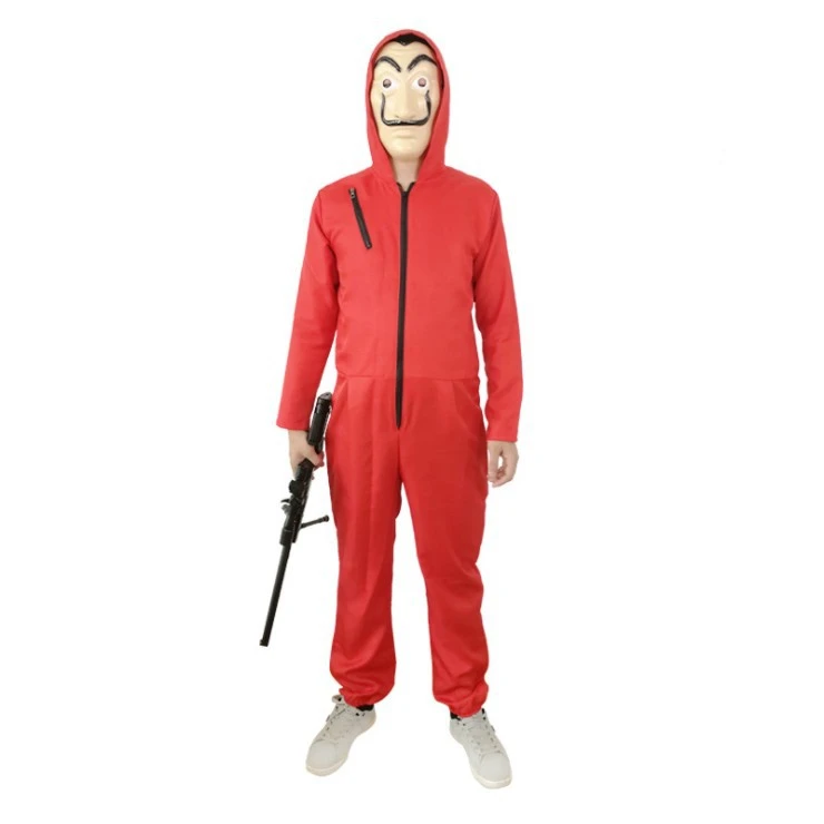 Cash House Cosplay Costume Dali Dali Mask