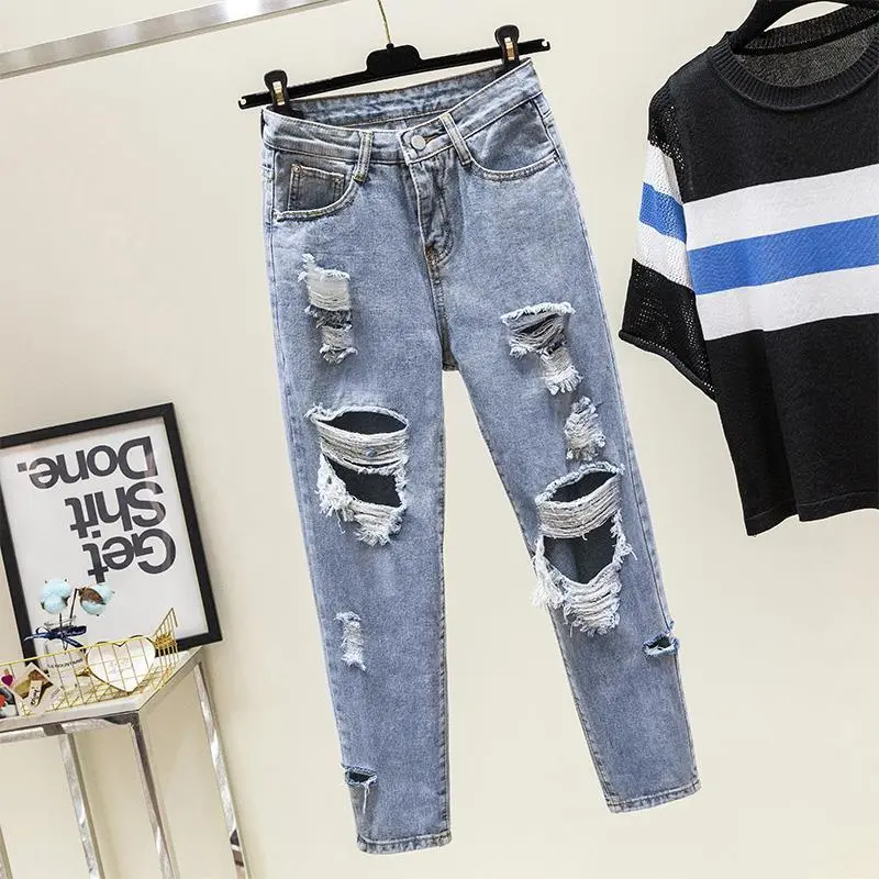 Korean Denim Harlan Cropped Pants