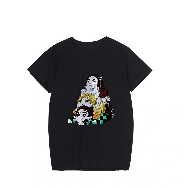 New Style Thin Print Pullover Casual Short Sleeve