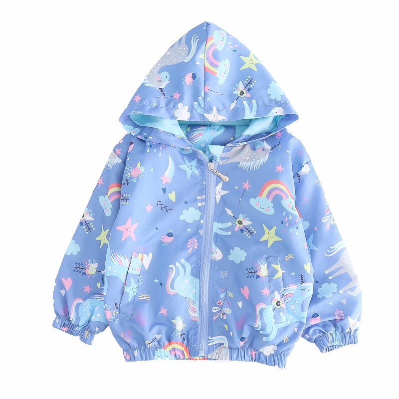 Full Print Pony Zipper Shirt Baby Hooded Stormwear