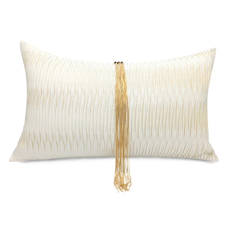 Nordic Tassel Pillow European Style Light Luxury Modern Sofa Cushion