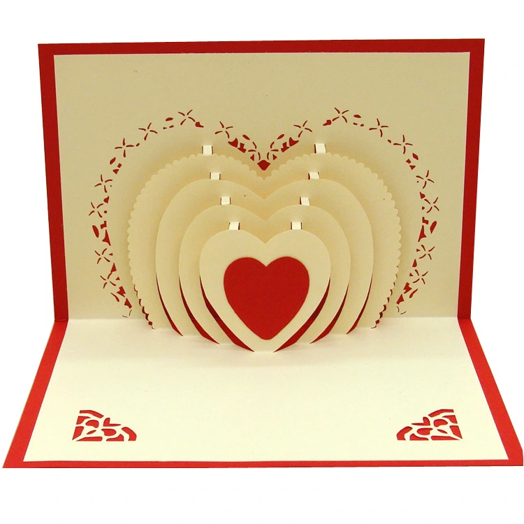 Heart-To-Heart Valentine's Day Confession Card Wedding Invitation Invitation Card