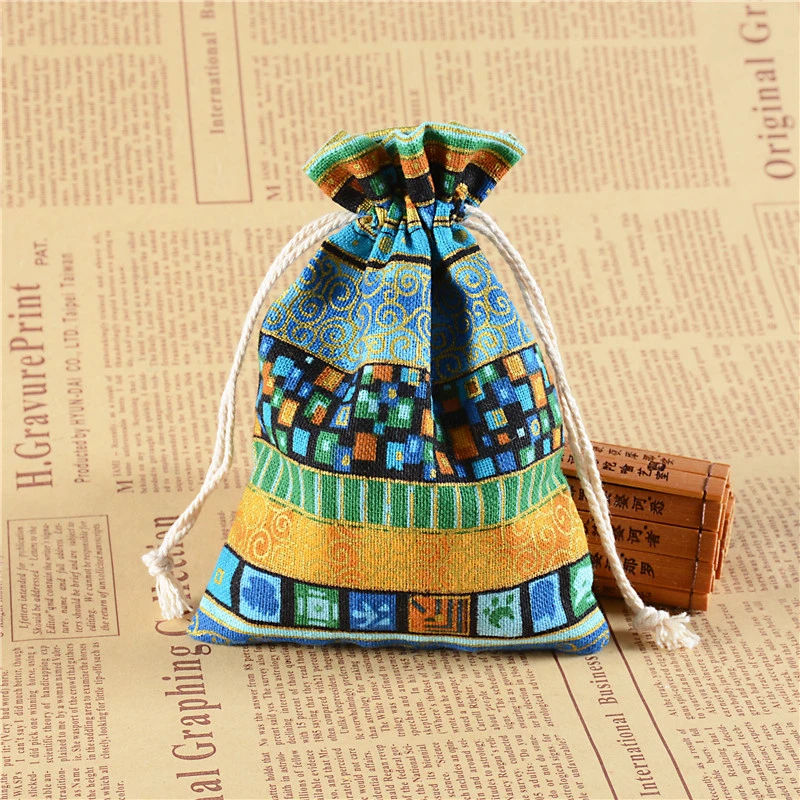 10pcs Mini DND Dice Bag Board Game Tarot Card 