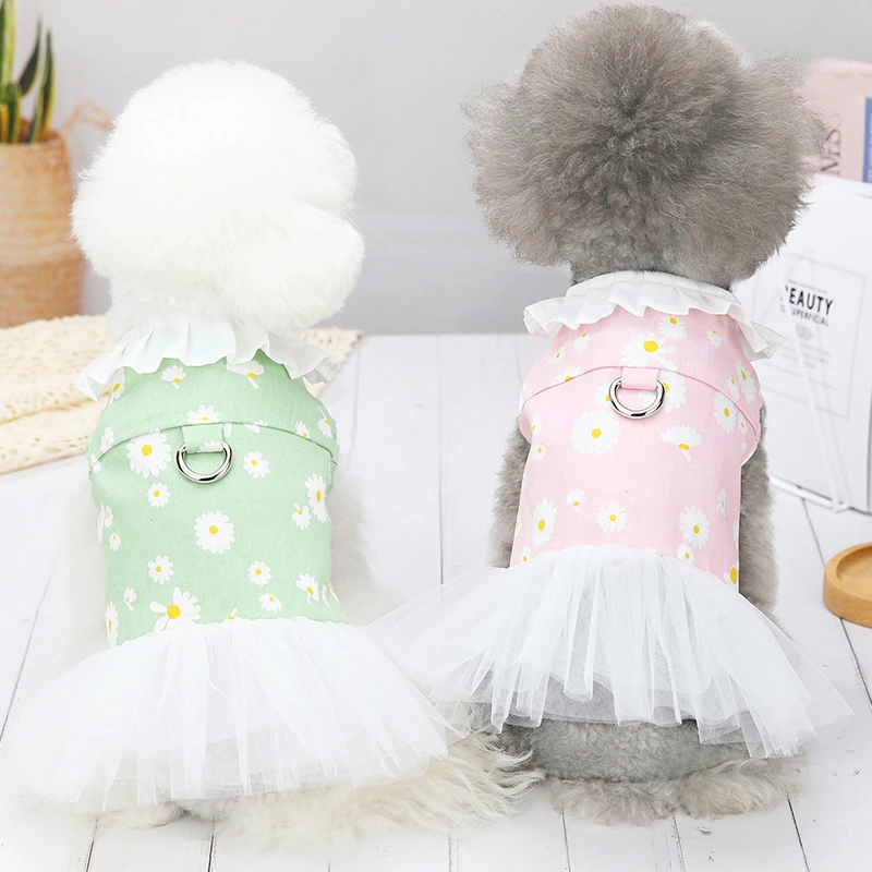 Small Dog Bichon Cute Princess Dress