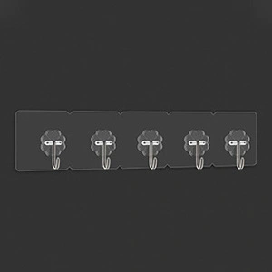 Bold crystal hooks non-marking sticking hooks no punching