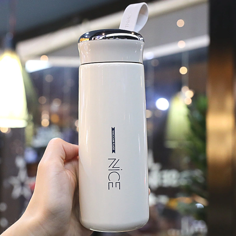 Fashion Ness Glass Liner Water Cup Female Ins Harajuku Style Student Simple Trend Fresh Advertising Gift Cup