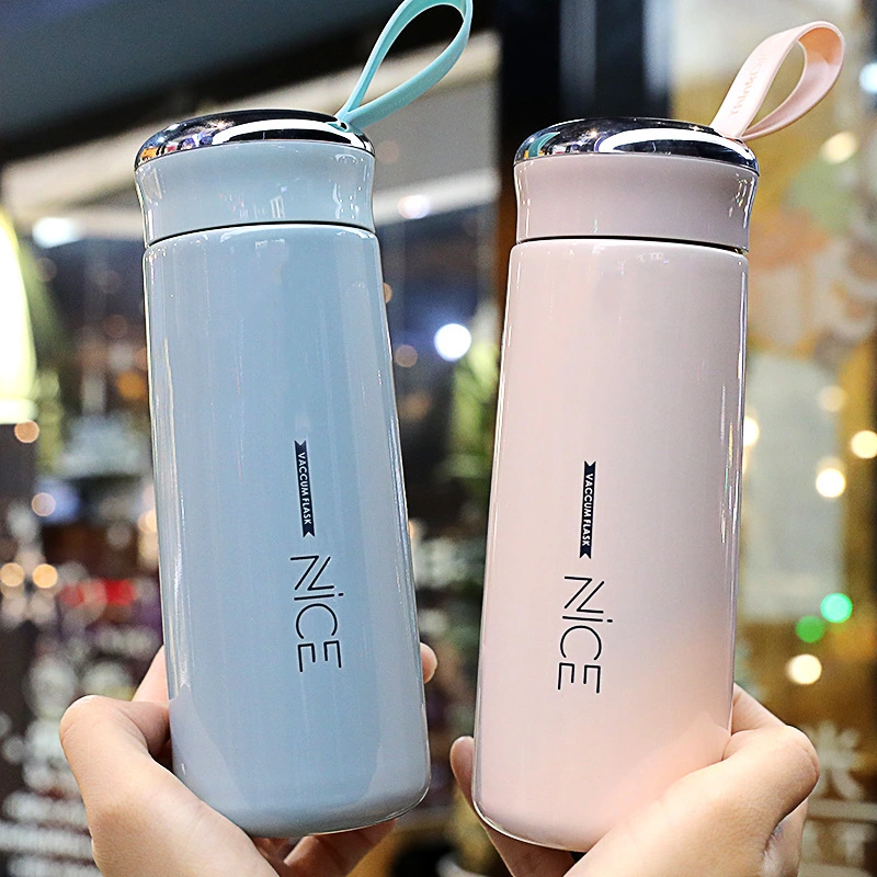 Fashion Ness Glass Liner Water Cup Female Ins Harajuku Style Student Simple Trend Fresh Advertising Gift Cup