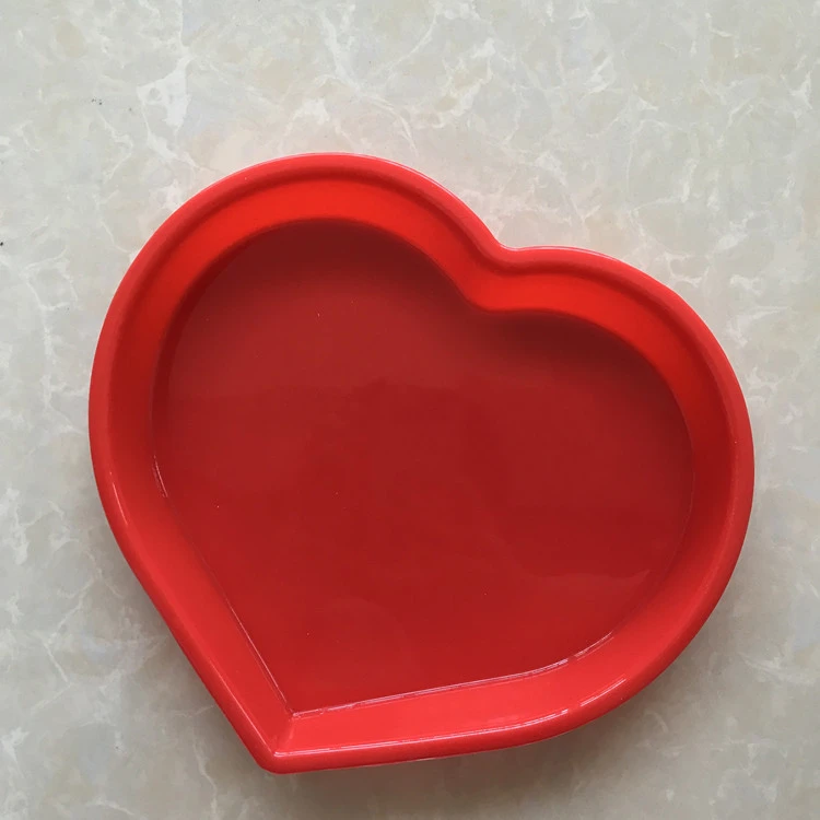 Single Large Baking Tray Valentine'S Day Juxian Silicone Mold, Peach Heart Silicone Baking Mold, Silicone Baking Mold, Heart-Shaped