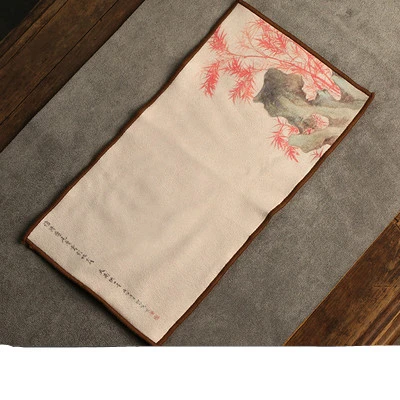 Daantang Suede Tea Towel Household Zen Tea Table And Tea Cloth