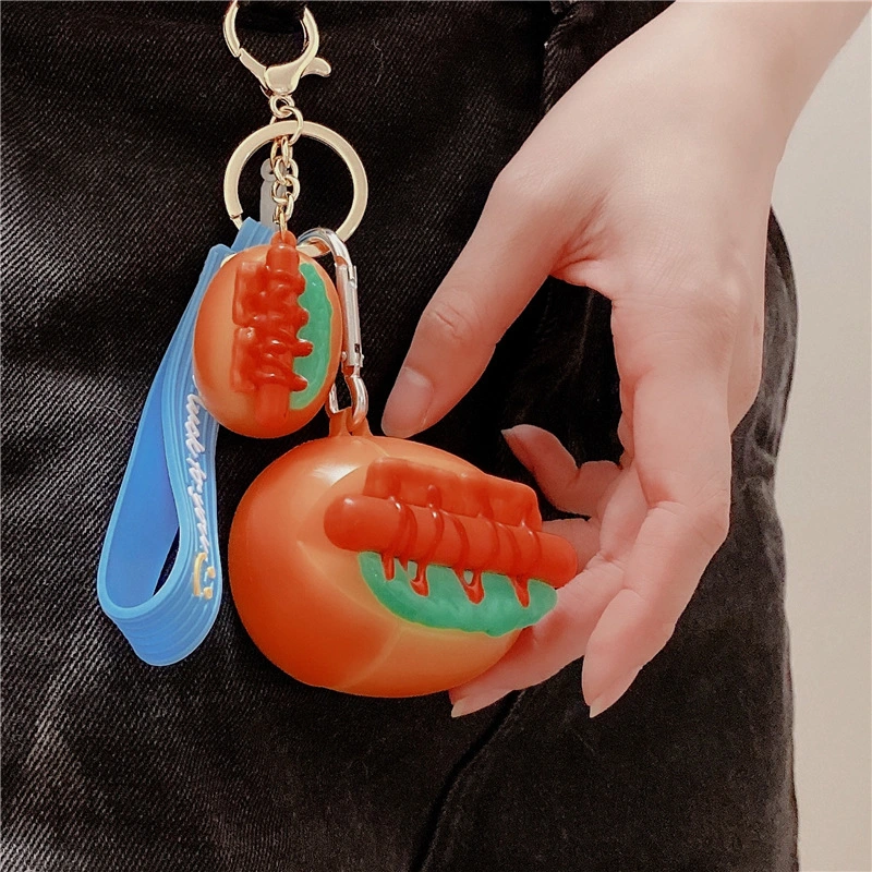 Compatible with Apple, Ham bread is suitable for AirPods pro Apple Bluetooth wireless headset case
