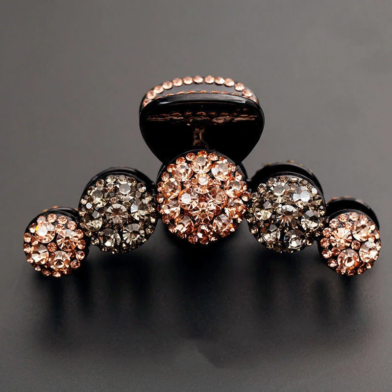 Large Luxury Rhinestone Grab Clip Hair Claw Clip Hair Accessories