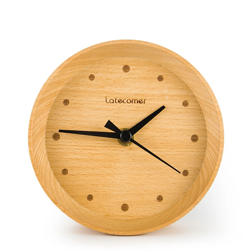 New Wooden Decoration Creative Home Decoration Wooden Bedroom Living Room Desktop Electronic Clock Digital Clock