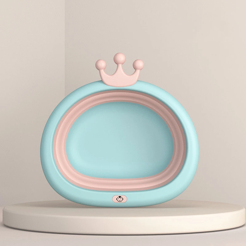 Portable Baby Silicone Folding Washbasin