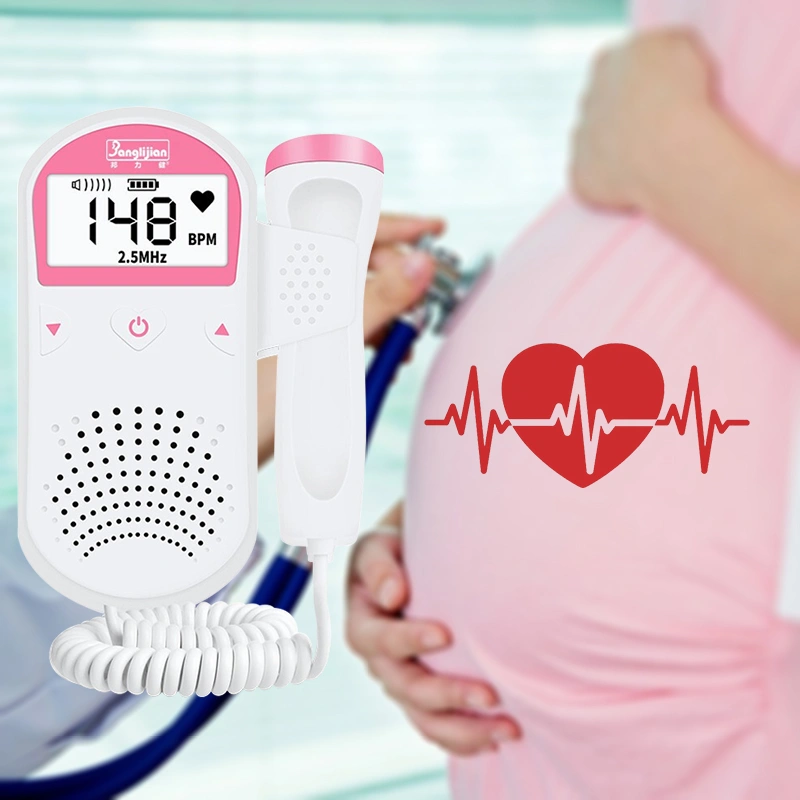 Fetal Doppler Upgraded Fetal Home Pregnancy Heart Rate Monitor Baby Fetal Heart Rate Detector LCD Display