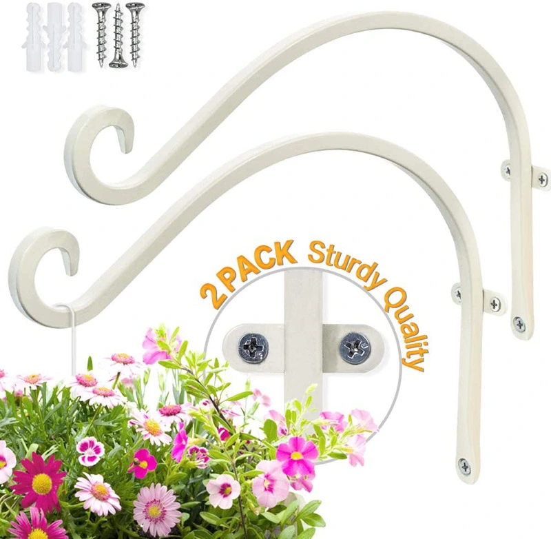 Gardening Hook Flower Stand Balcony Garden Hanging Flower Stand Hook Hanging Small Electric Light Home Outdoor Amazon Cross-Border Explosion