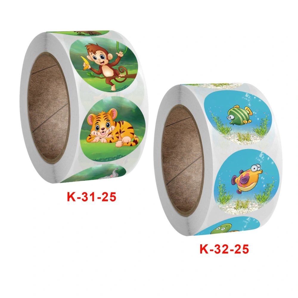 Childrens Animal Cartoon Stickers Holiday Decoration Gift Series Stickers