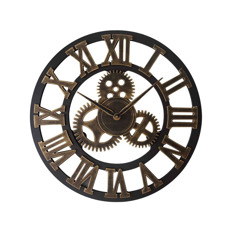 Creative Fashion Retro Living Room Wall Wall Clock