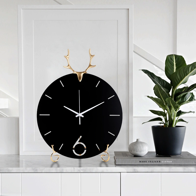 Nordic Desk Clock Living Room Desk Fashion Ornaments