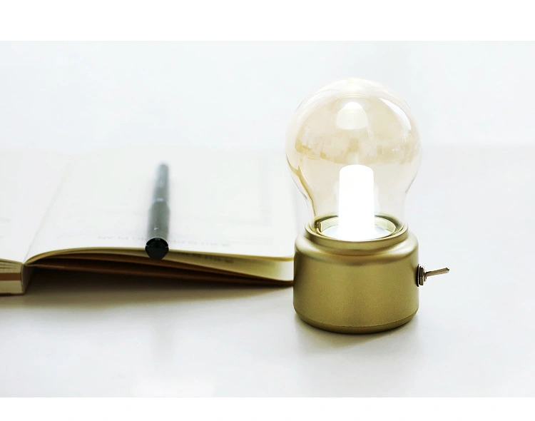 Retro Rechargeable Eye Protection Bulb Night Light