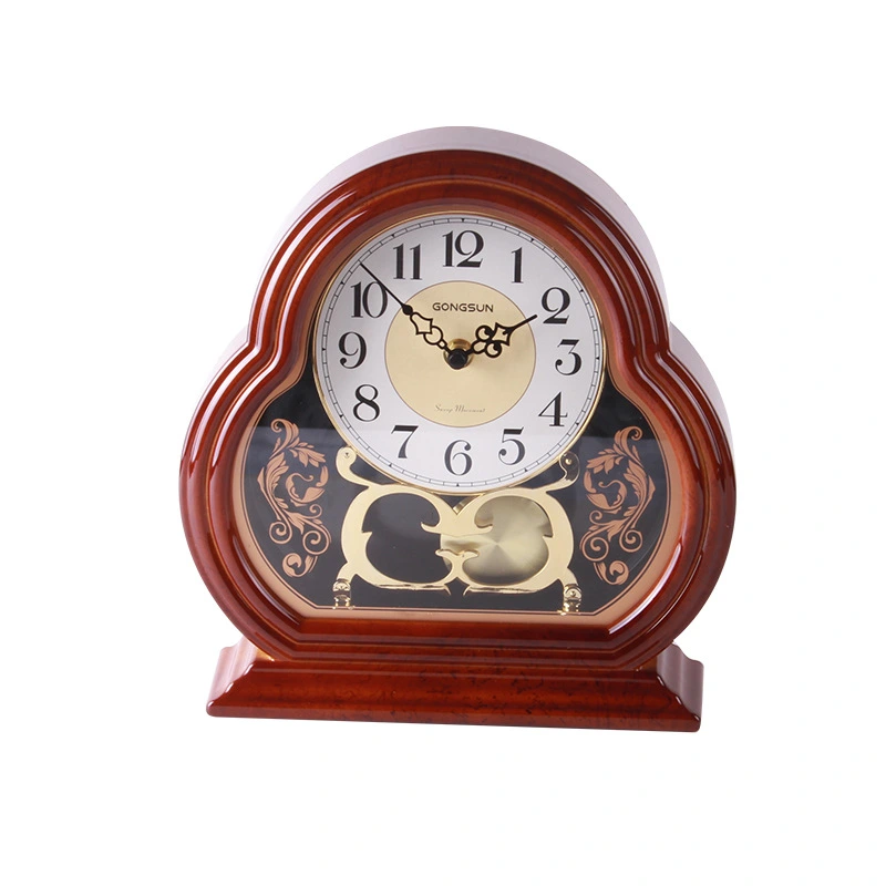 European Style Retro Elegant Small Table Clock Fashion Simple Home Bedroom Living Room Wall Clock Decoration Gift