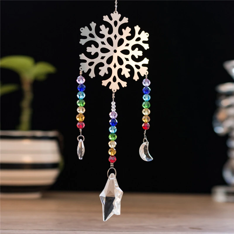 DIY Animal Snowflake Crystal Pendant Jewelry Lighting