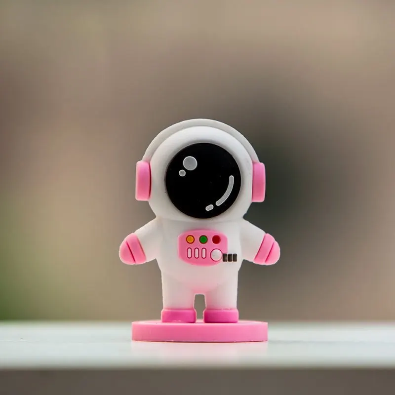 Creative Soft Rubber Astronaut Key Chain Cartoon Astronaut Key Chain Couple Bag Pendant for Children