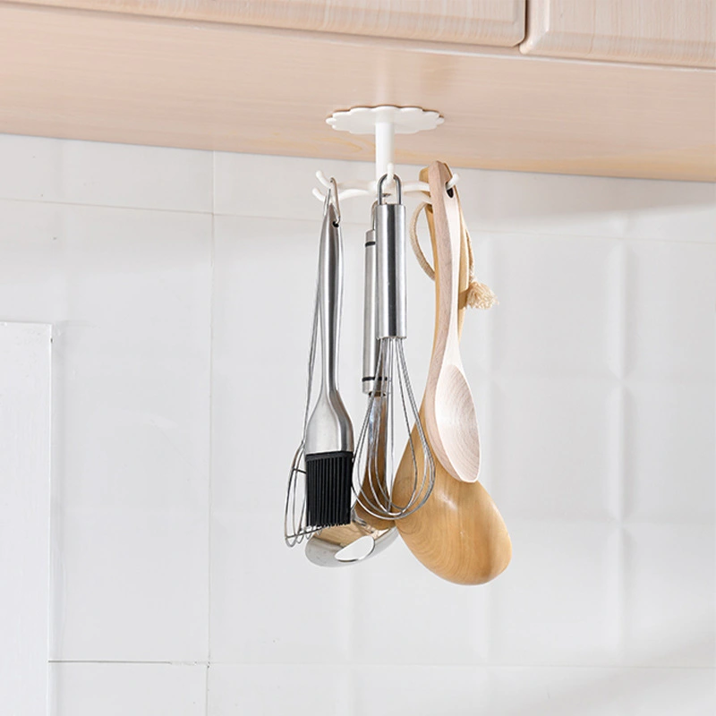 Rotating Six-claw Hook Cabinet Top And Bottom Hanger